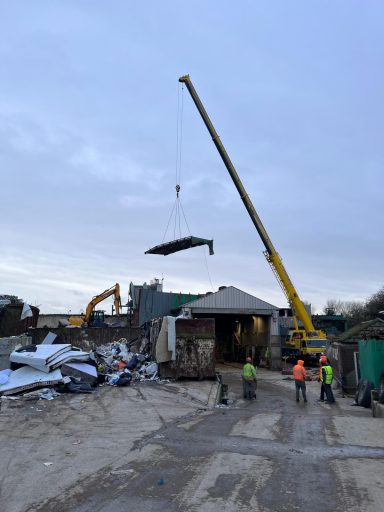 Trommel screener soil screener made by the conveyor shop , bespoke steel Application services UKCA